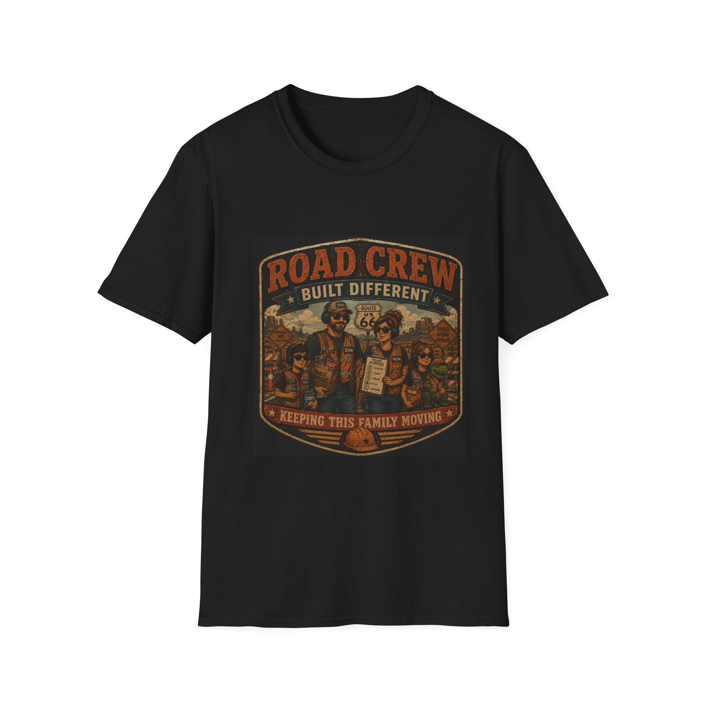 Road Crew Built Different T Shirt