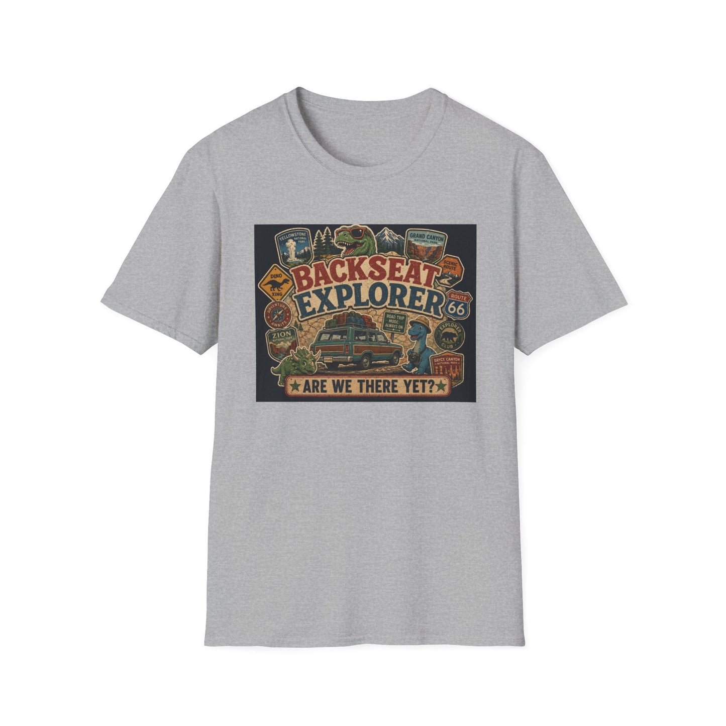 Back Seat Explorer Are we there yet? T Shirt