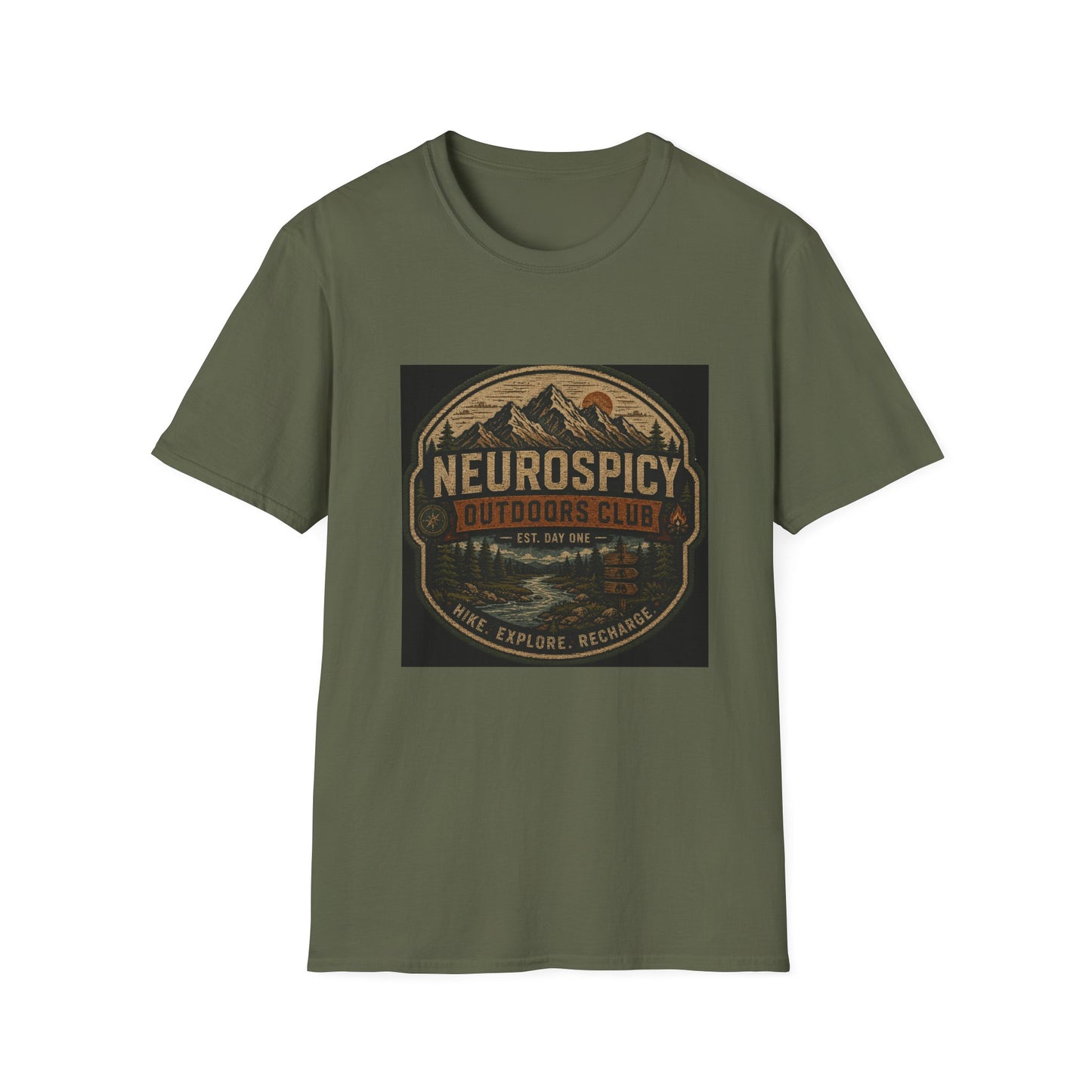 NeuroSpicy Outdoors Club T Shirt