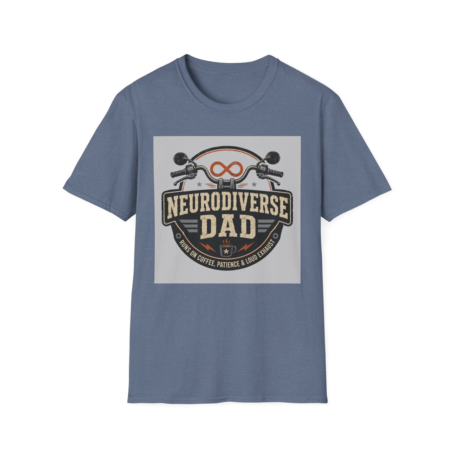 Neurodiverse Dad Motorbike T Shirt