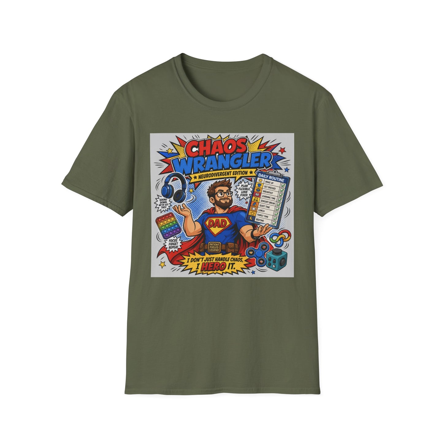 Chaos Wrangler Super Hero T Shirt
