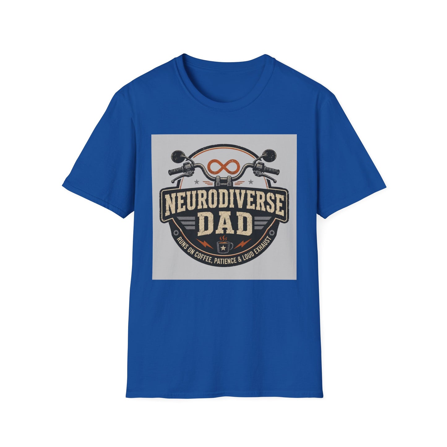 Neurodiverse Dad Motorbike T Shirt