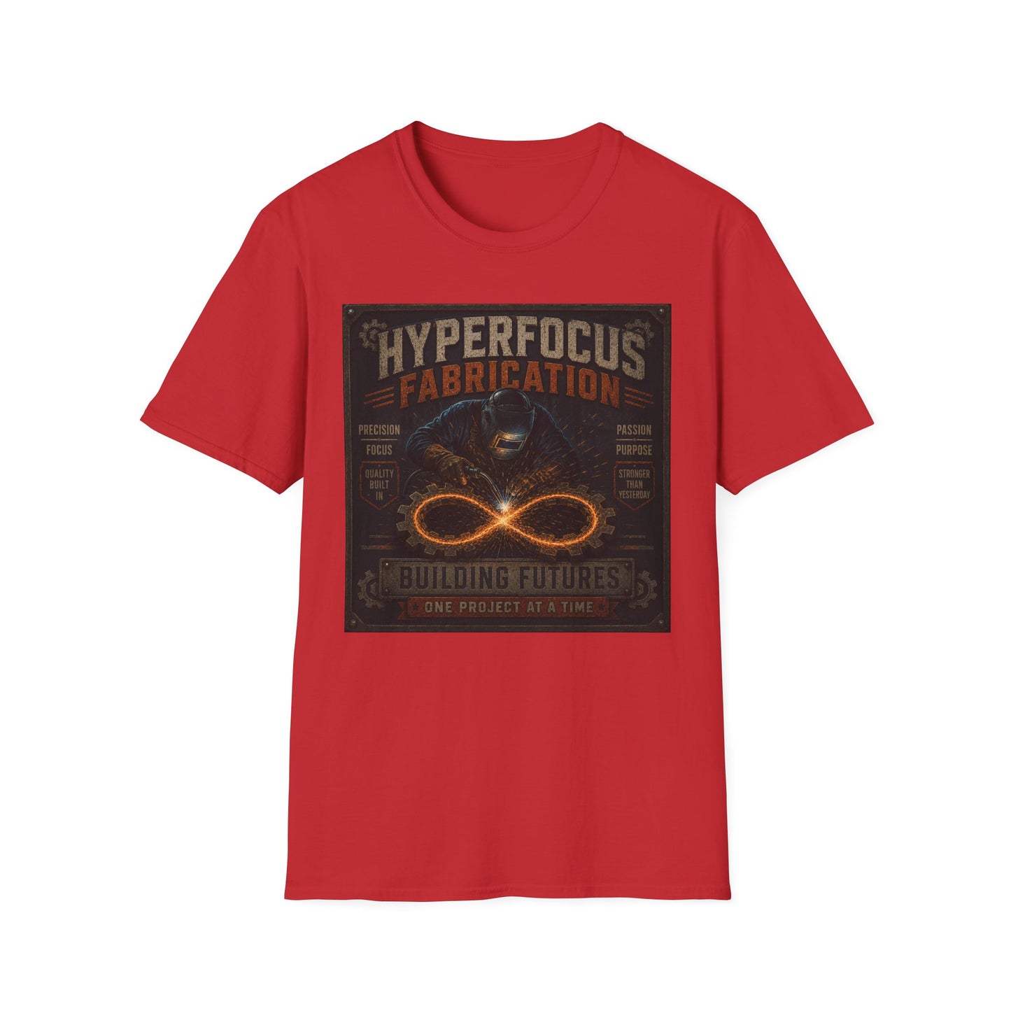 Hyperfocus Fabrication Building Futures Tshirt