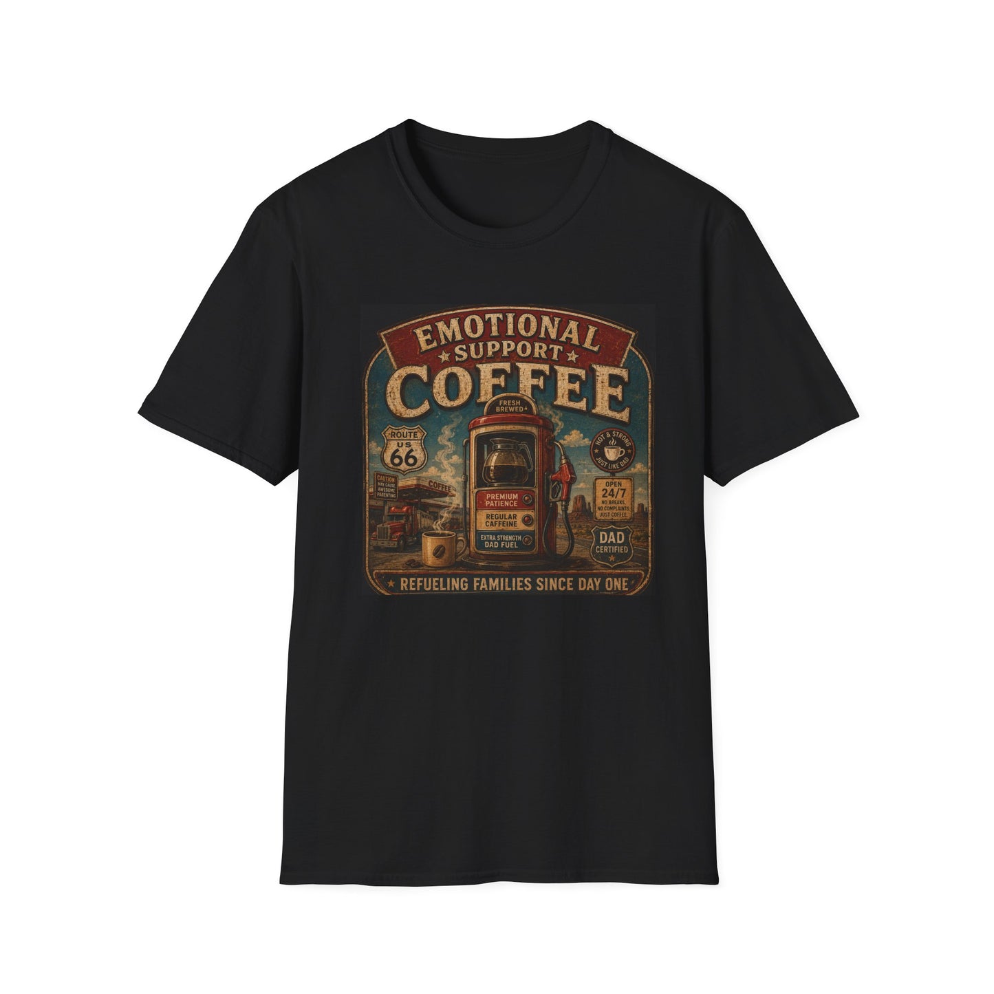 Emotional Support Coffee T Shirt