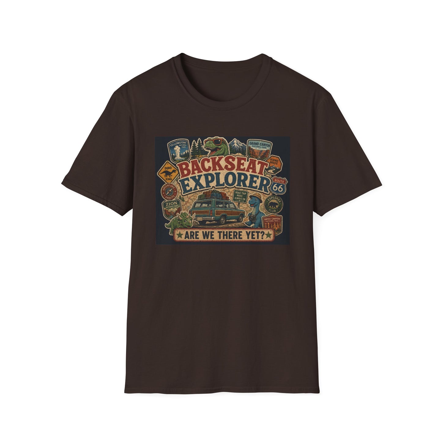 Back Seat Explorer Are we there yet? T Shirt