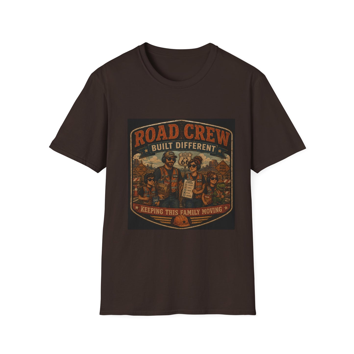 Road Crew Built Different T Shirt