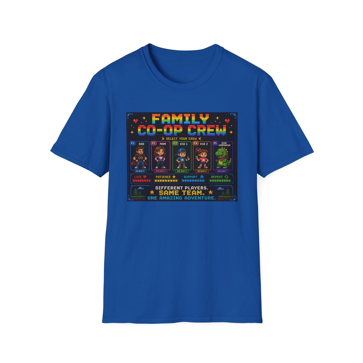 Co-Op Family 8bit T Shirt