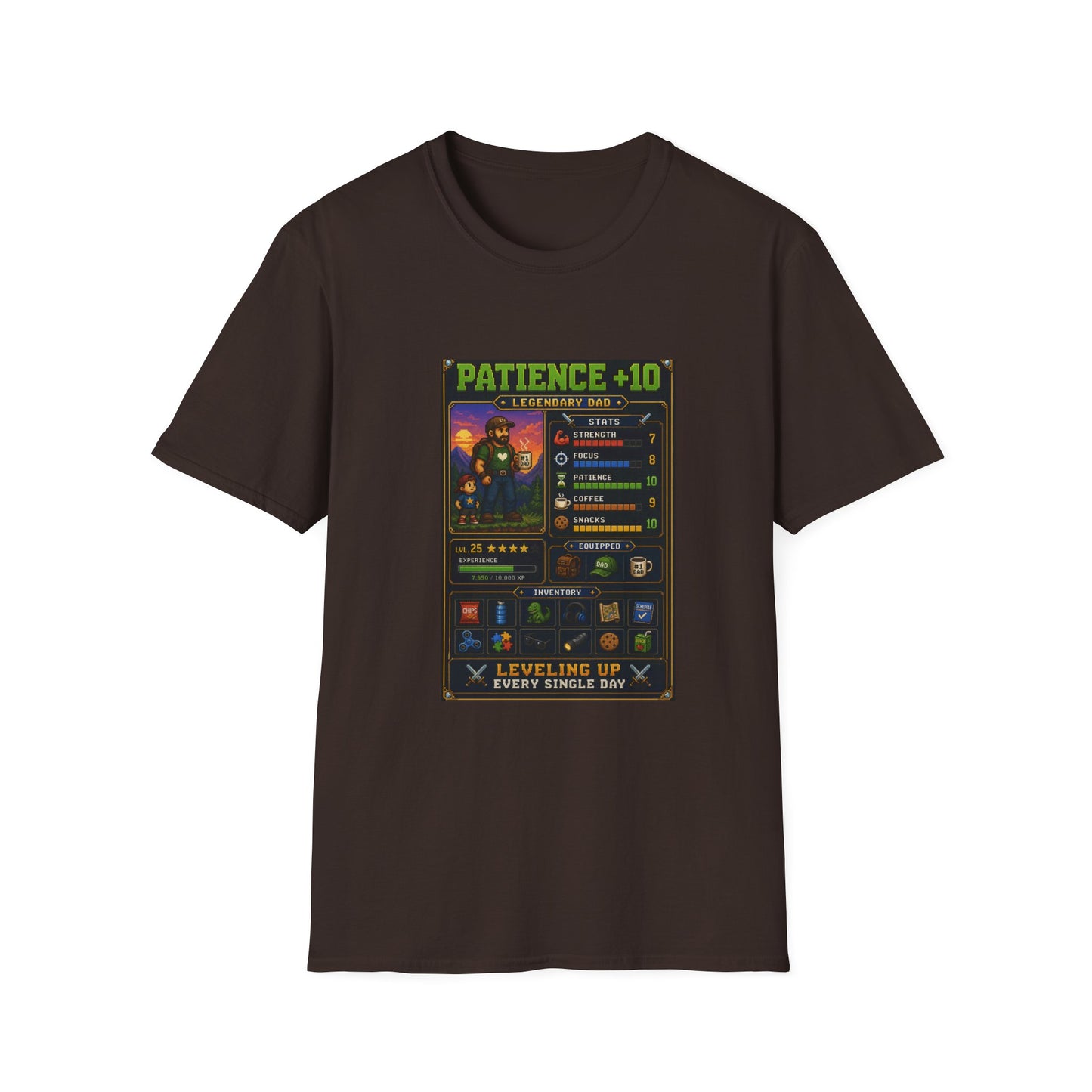 Patience +10 8bit Tshirt