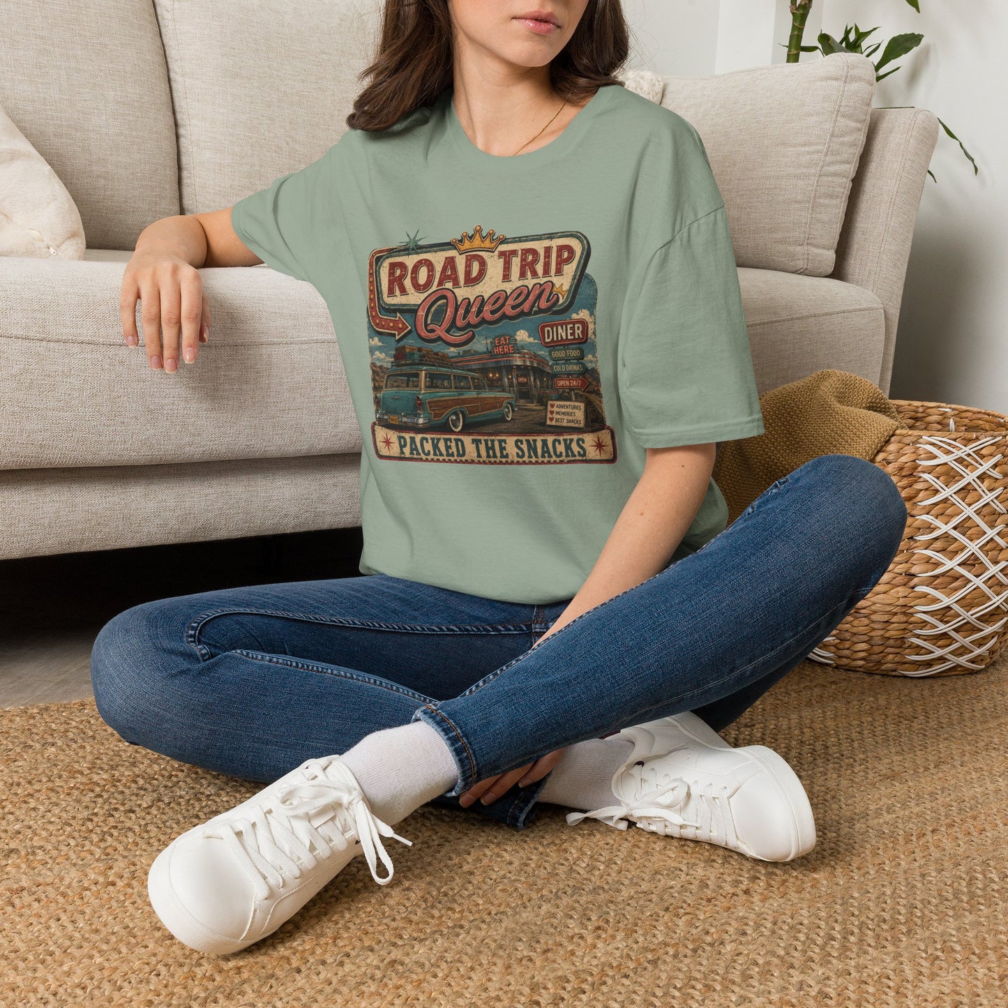 Road Trip Queen Packed SnacksT Shirt