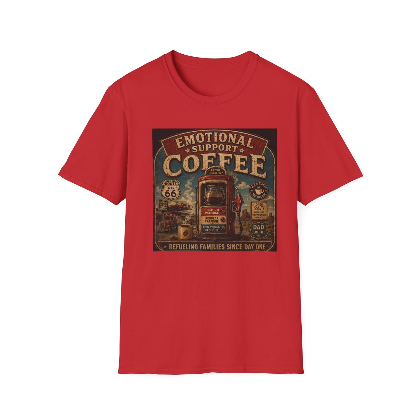Emotional Support Coffee T Shirt