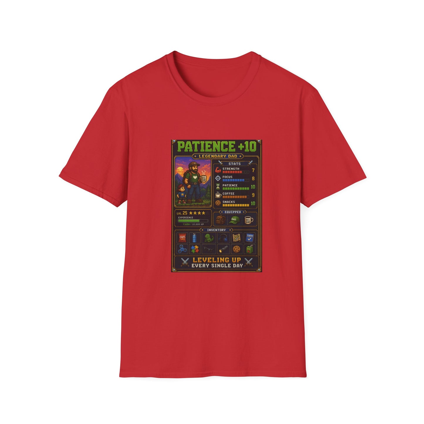 Patience +10 8bit Tshirt