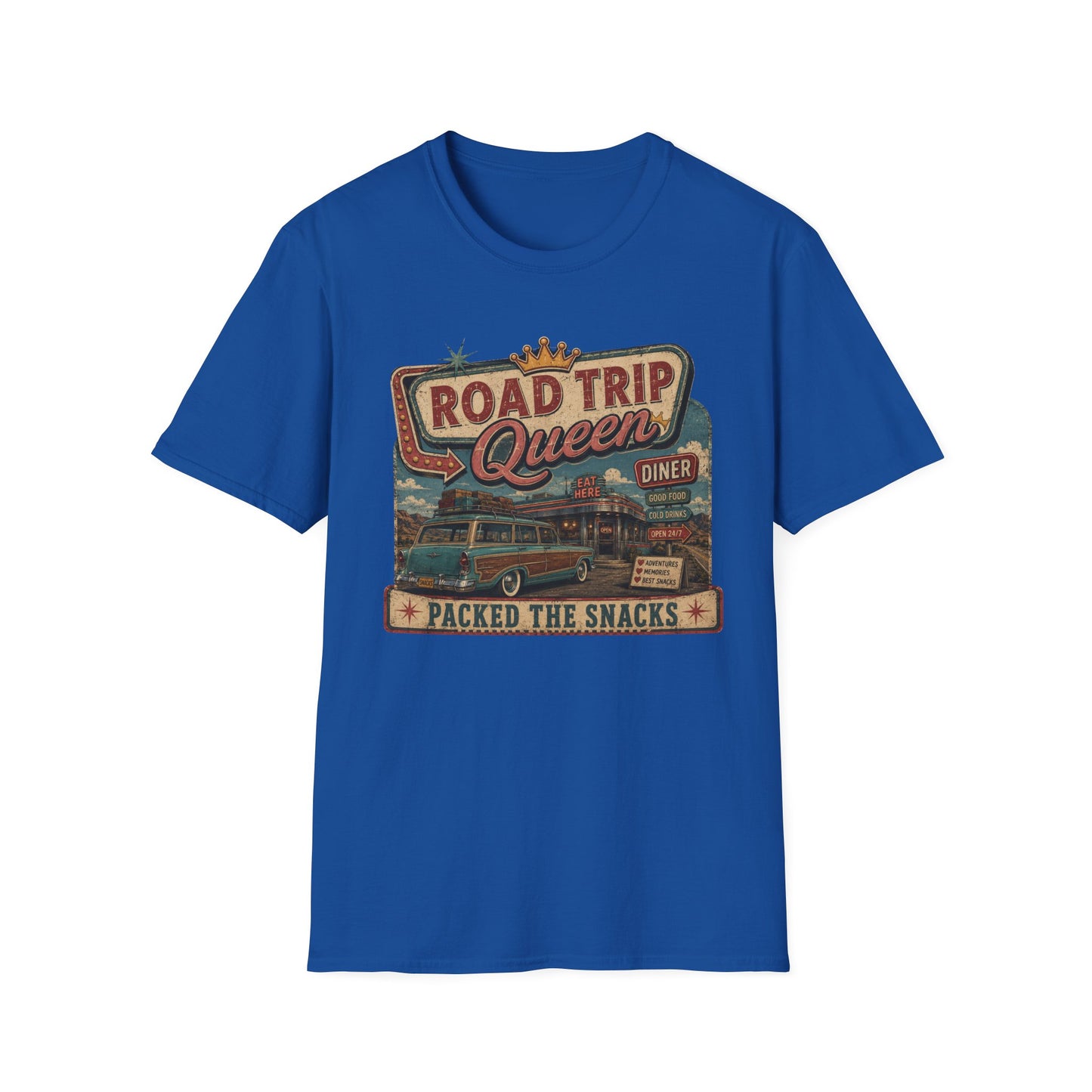 Road Trip Queen Packed SnacksT Shirt
