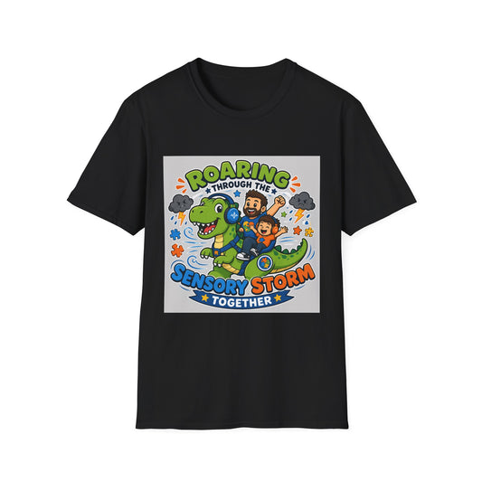 Roaring Through Sensory Storms Together T Shirt