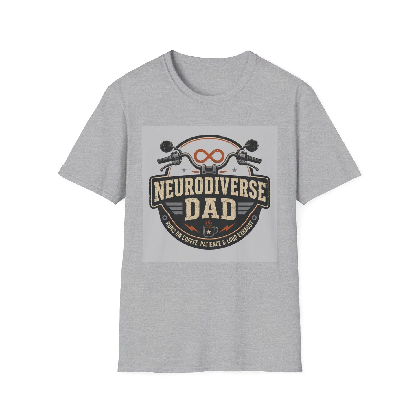 Neurodiverse Dad Motorbike T Shirt
