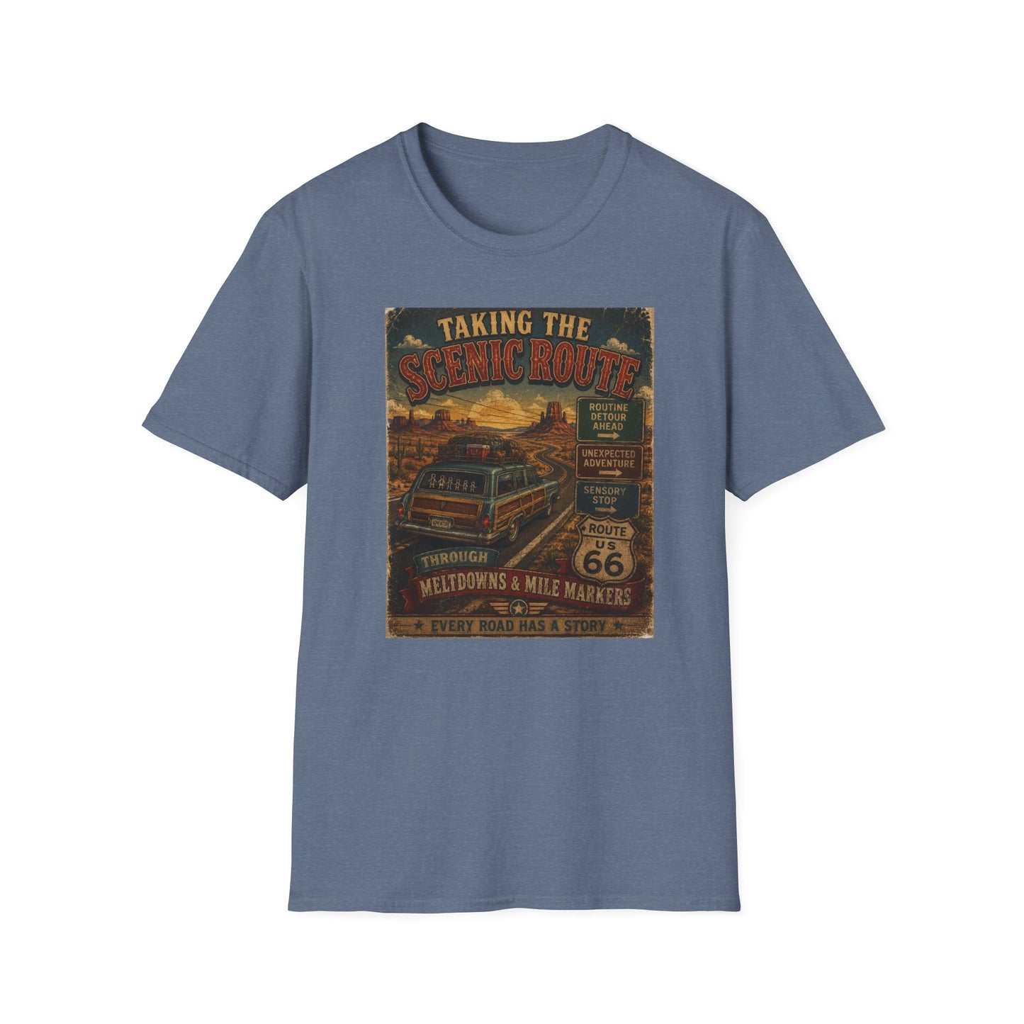 Taking the Scenic Route Through Meltdowns T Shirt