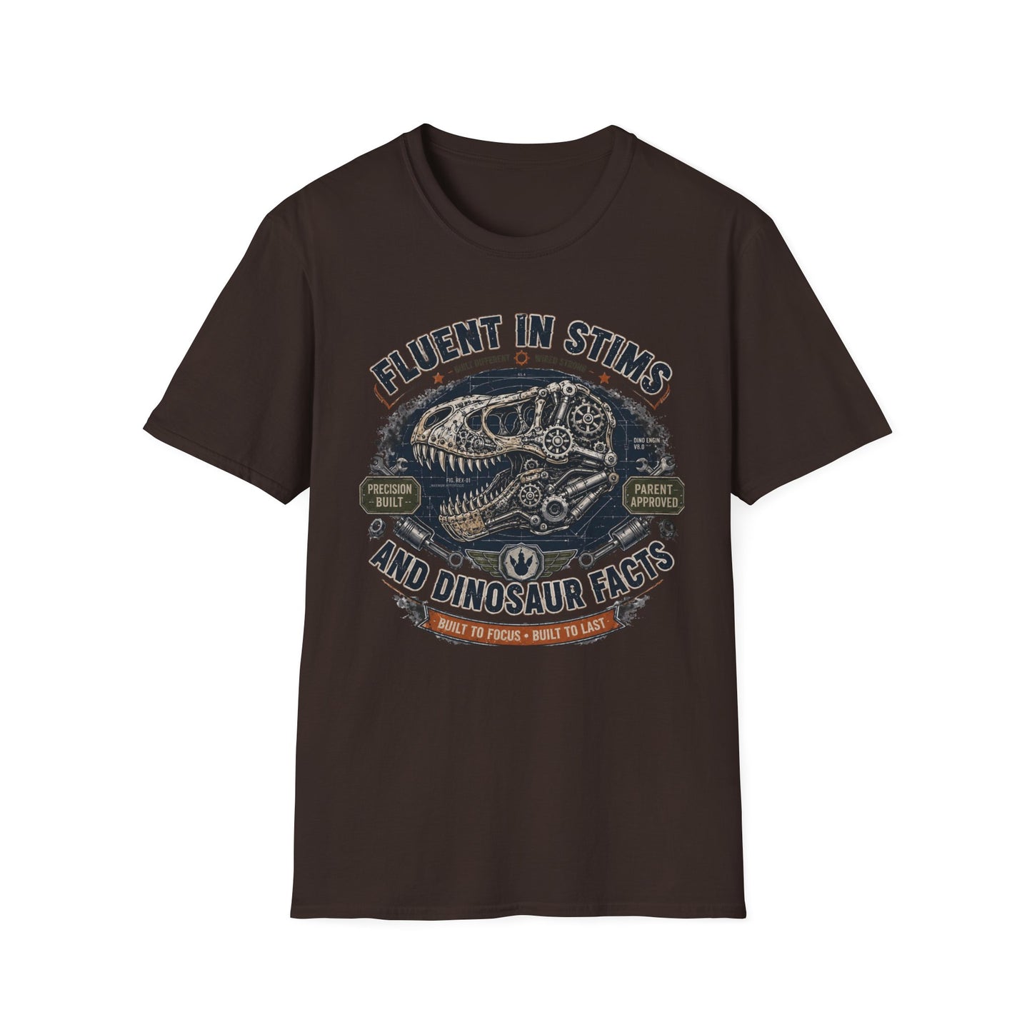 Fluent in stims and dinosaur facts Tshirt