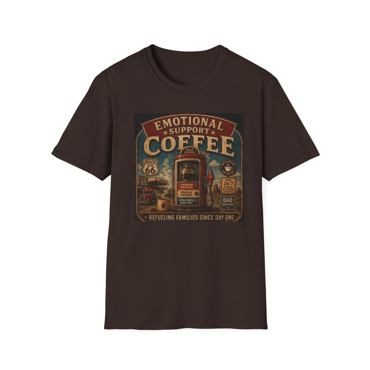 Emotional Support Coffee T Shirt