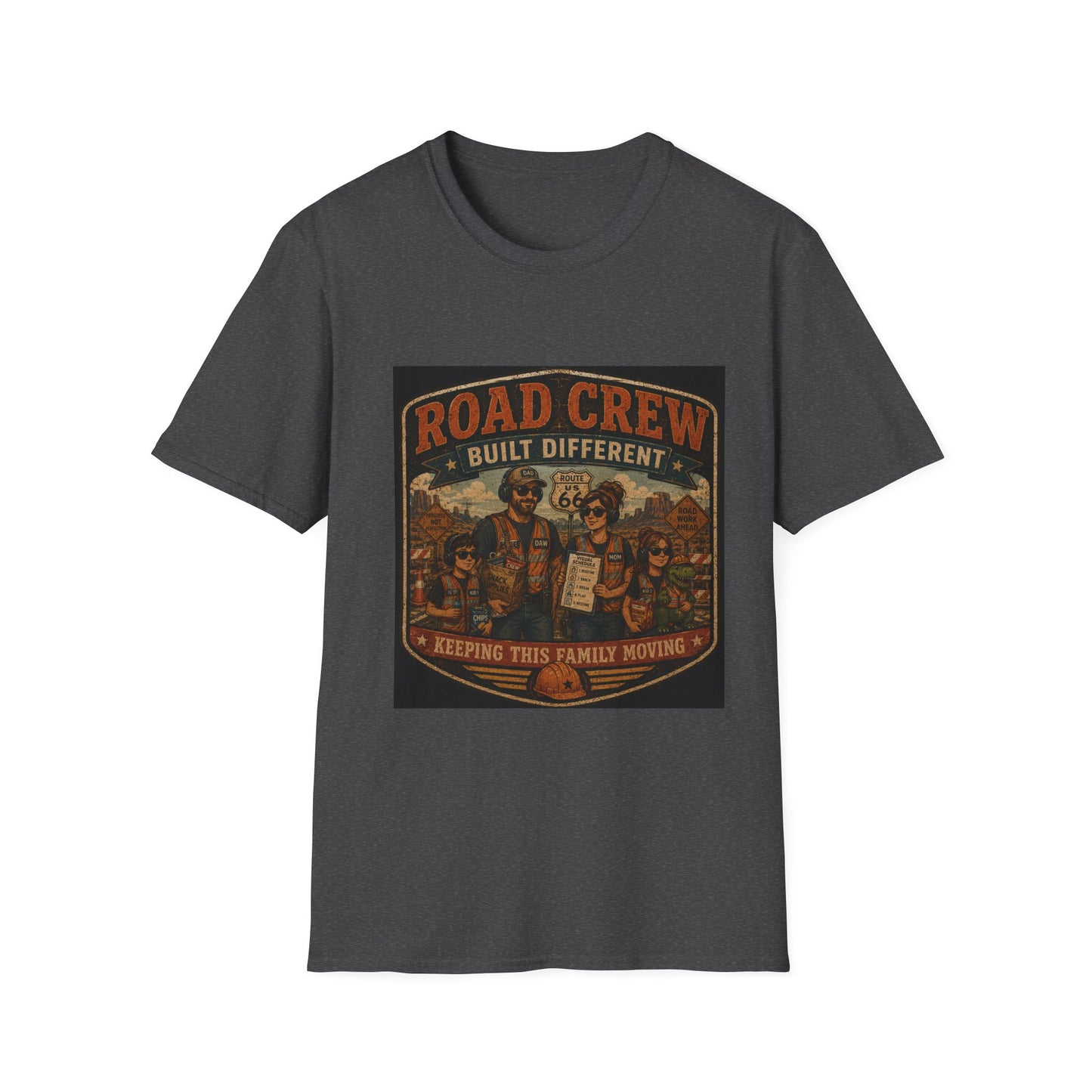 Road Crew Built Different T Shirt