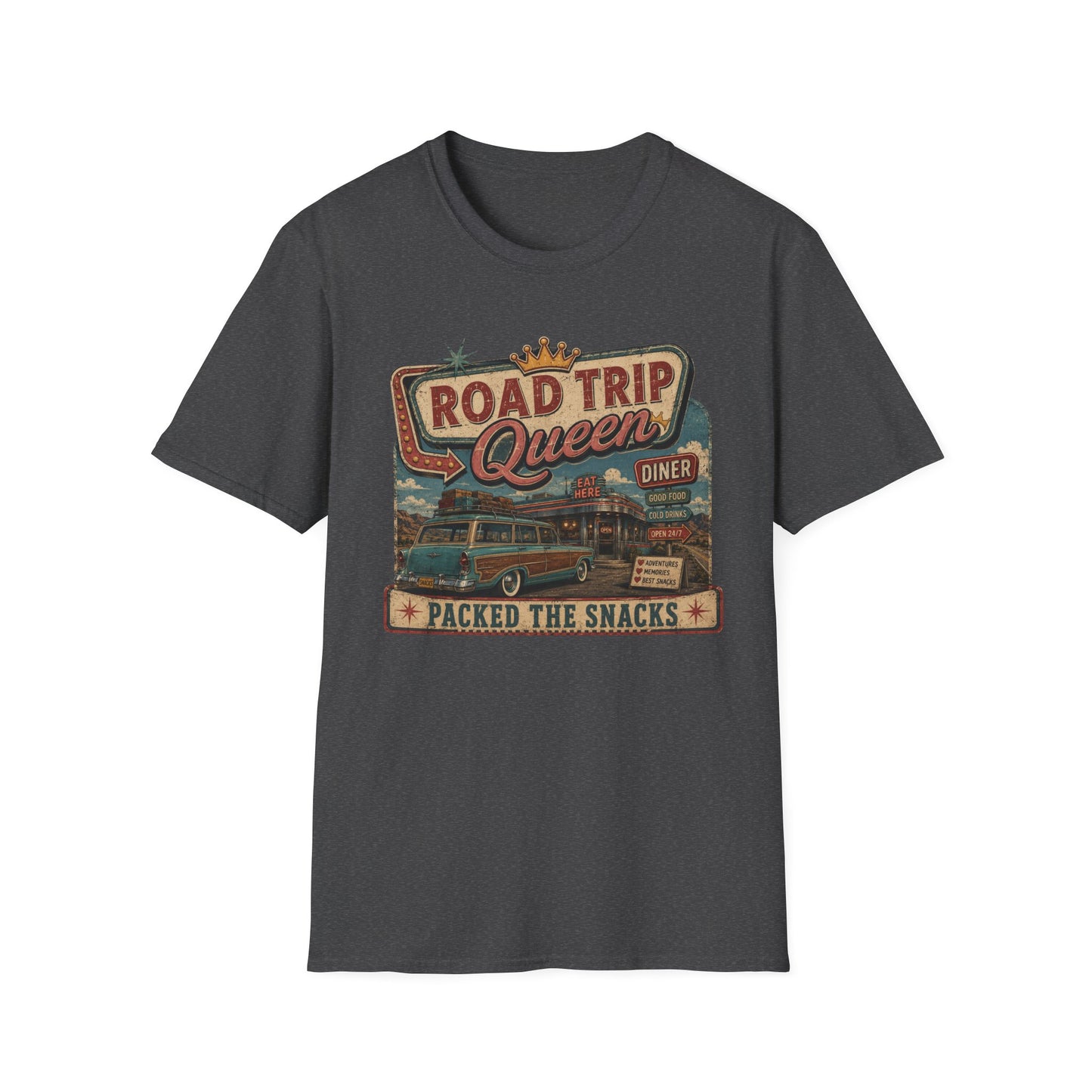 Road Trip Queen Packed SnacksT Shirt