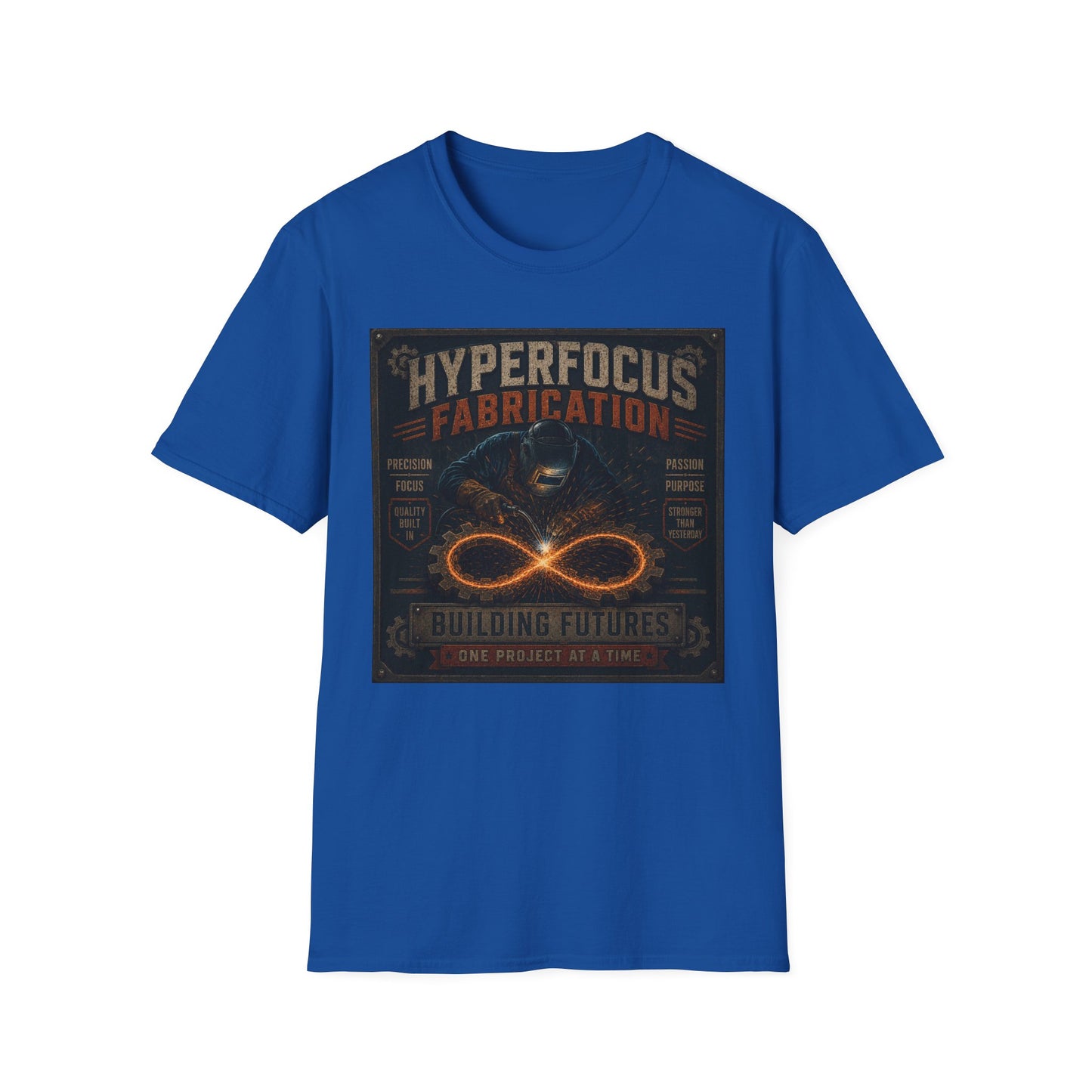 Hyperfocus Fabrication Building Futures Tshirt