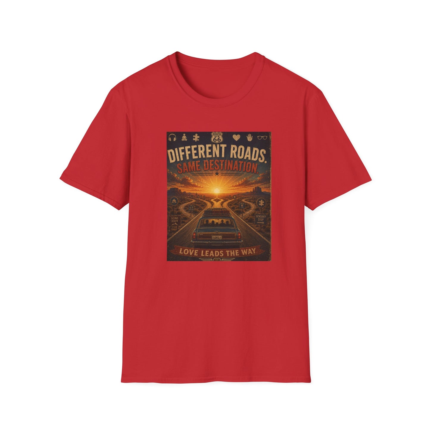Different Roads  Same Destination T Shirt